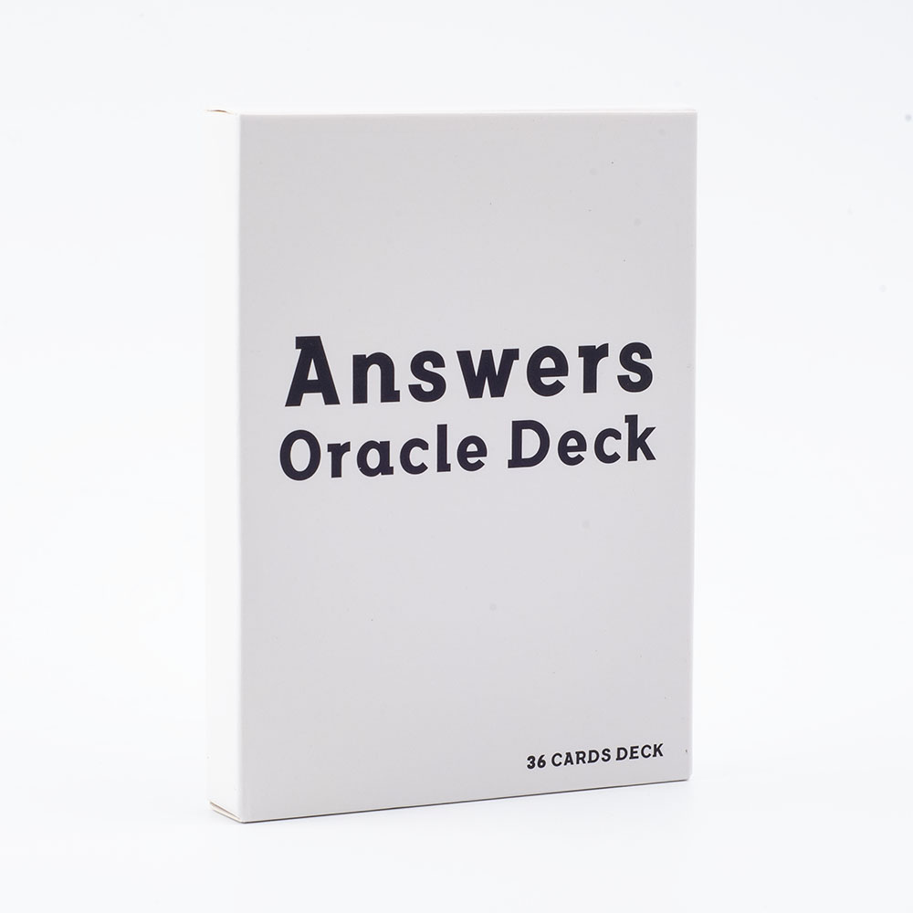 Board Game Quantum - คําตอบ Oracle Deck 36 การ์ดข้อความคําสําคัญและความหมาย Family