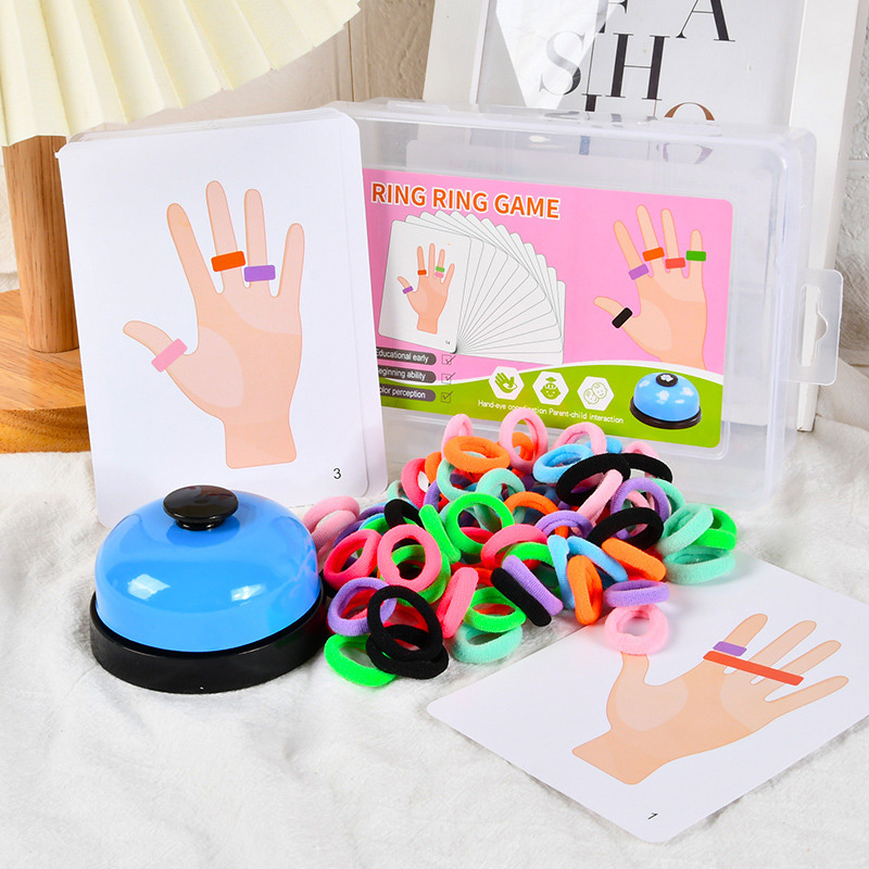 Board Game Recommendation - เด็กแหวนนิ้วมือเกมกระดานการจับคู่สีของเล่น Interactive Party เกมการประสานมือและตา Sensory ของเล่นเพื่อการศึกษาเด็ก