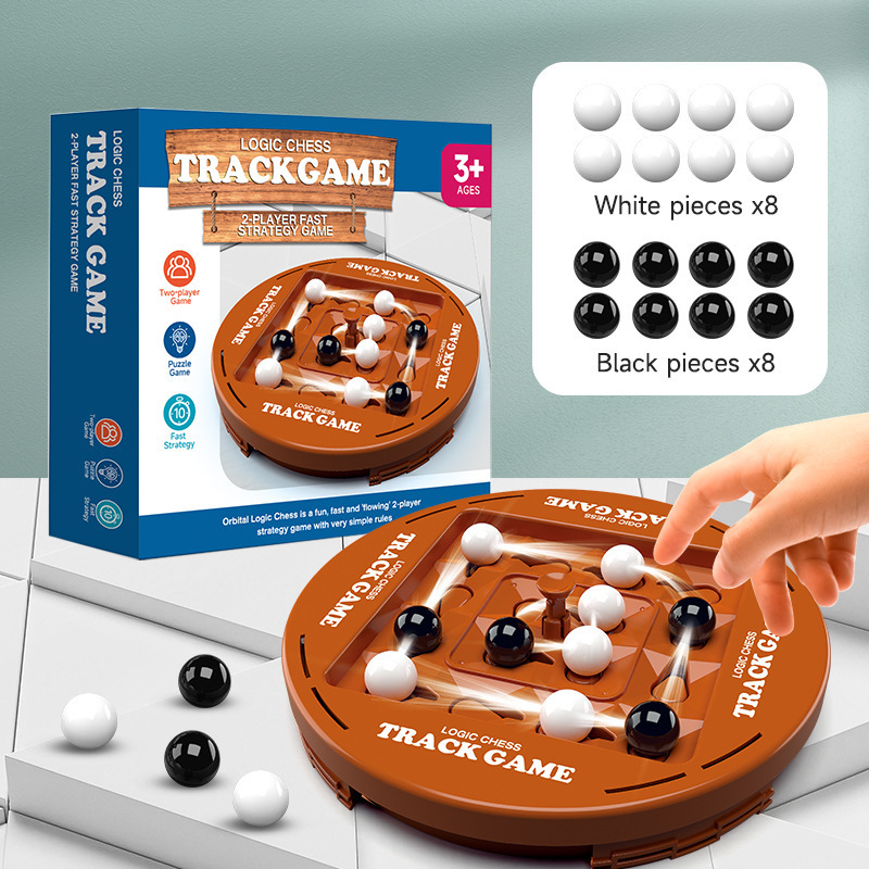 Strategy Board Game - เกมหมากรุกสนุกตารางด้านบน Orbital Logic หมากรุกเกม TRACK Logic