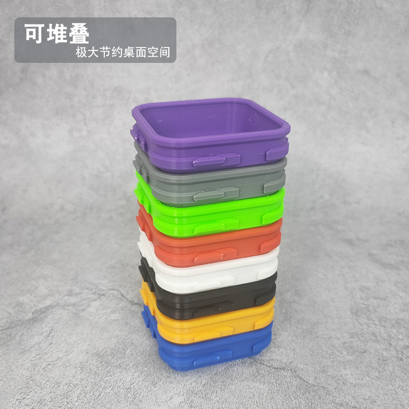 Board Game Impostor - ถาดใส่เกมกระดาน กล่องเก็บอุปกรณ์เสริม กล่องเก็บโทเค็น พกพาสะดวก สามารถต่อประกอบกันได้ อุปกรณ์ประกอบเกม