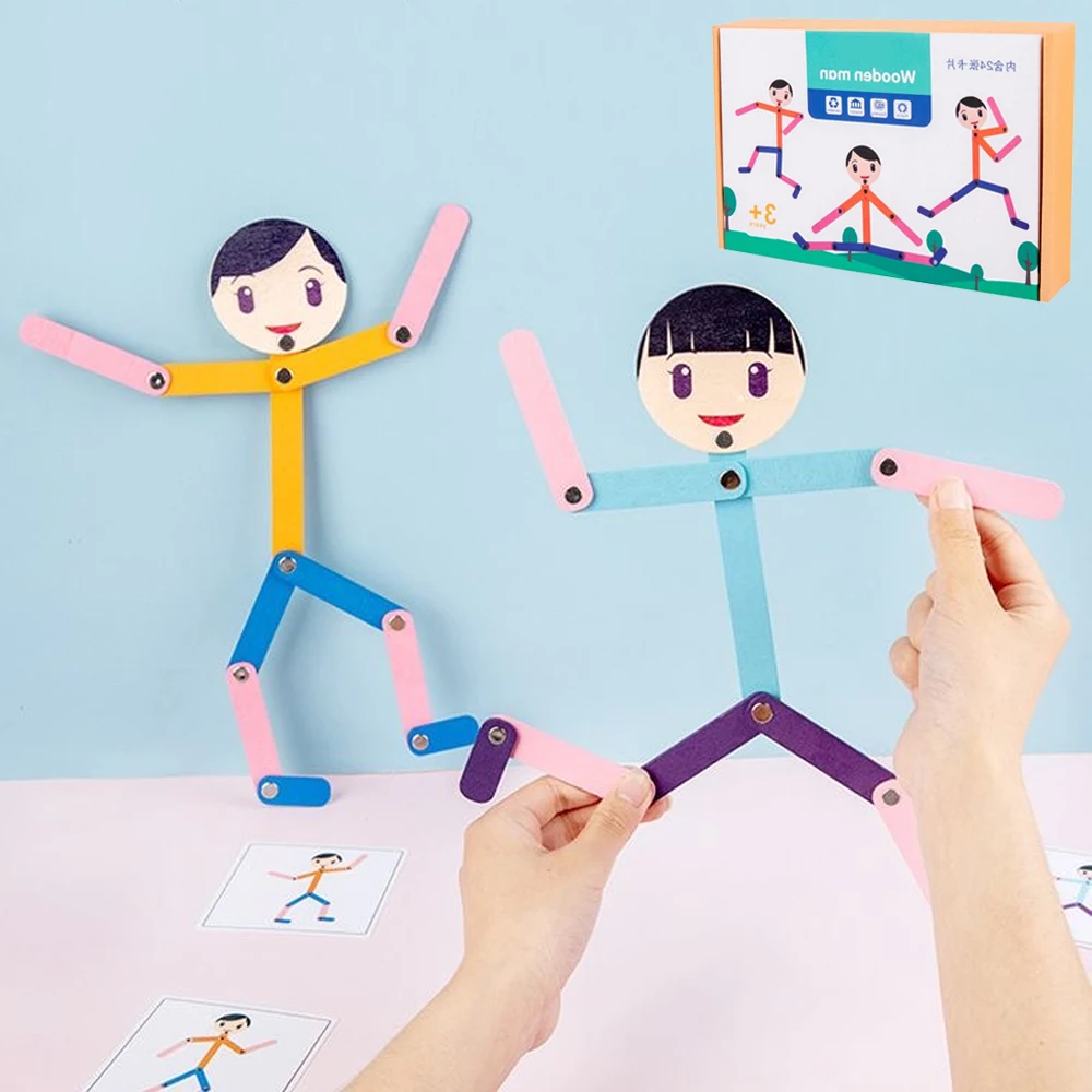 Board Game Recommendation - กีฬาไม้วัสดุ DIY ของเล่นปริศนาบอร์ดเกมการศึกษาการเรียนรู้ของเล่นเด็กก่อนวัยเรียน Fine Motor Training