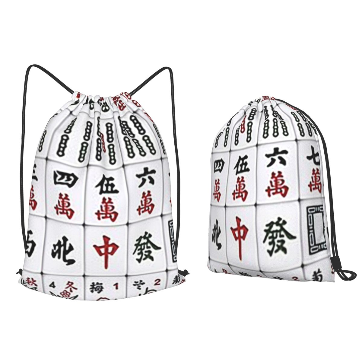 กระเป๋าเป้สะพายหลังลายไพ่มาห์จ - Tile Bag Drawstring บทวิจารณ์และราคา