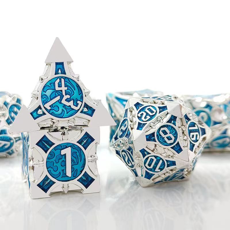 7ชิ้น D4-D20คอสเพลย์ DND ทองเห - Board Game Dnd บทวิจารณ์และราคา