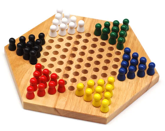 16ชิ้น permainan Teka-teki ไม้ - Board Game Ludo บทวิจารณ์และราคา