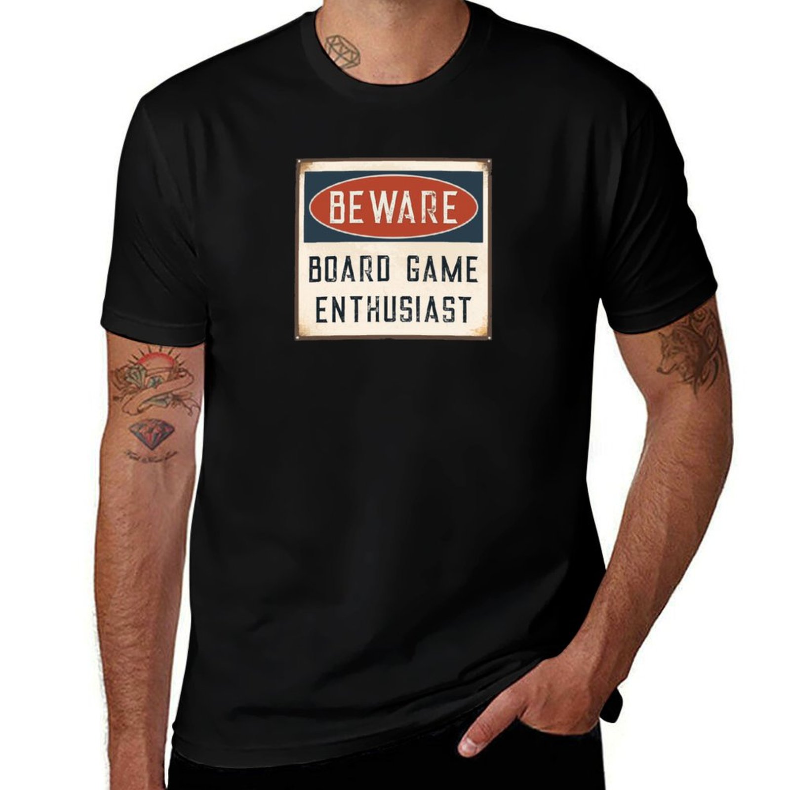 ระวังคนรักเกมกระดาน เสื้อยืดลา - Board Game Geek บทวิจารณ์และราคา