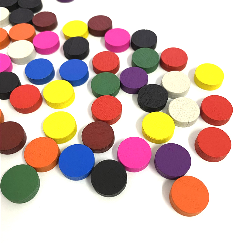 50 ชิ้น 15*5 มม.11 สีไม้ Disk  - Board Game Impostor บทวิจารณ์และราคา