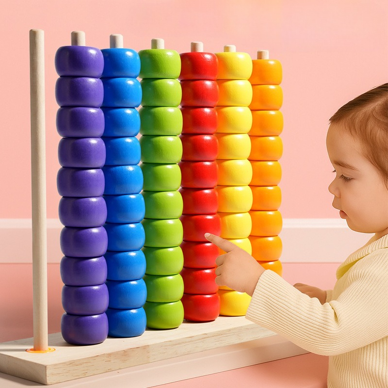 เกมลูกคิดไม้สีสันสดใสขนาดใหญ่  - Board Game Sequence บทวิจารณ์และราคา