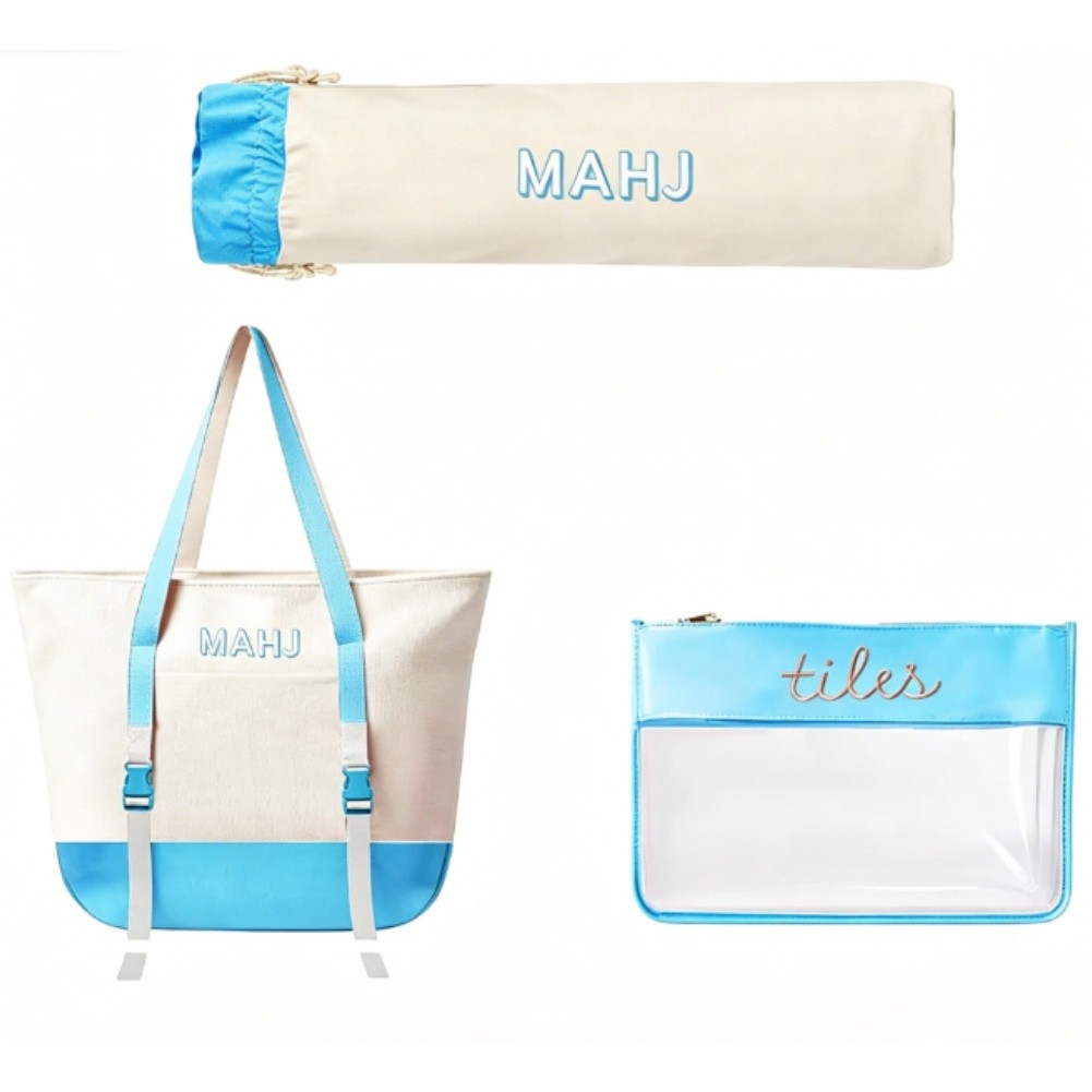 กระเป๋าใส่ไพ่นกกระจอกแบบผ้าใบอ - Tile Bag Drawstring บทวิจารณ์และราคา