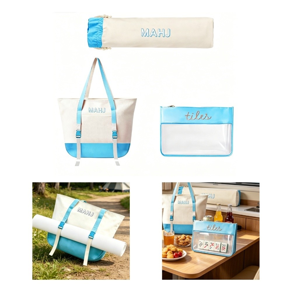 ชุดกระเป๋าอุปกรณ์ไพ่นกกระจอก ก - Tile Bag Drawstring บทวิจารณ์และราคา