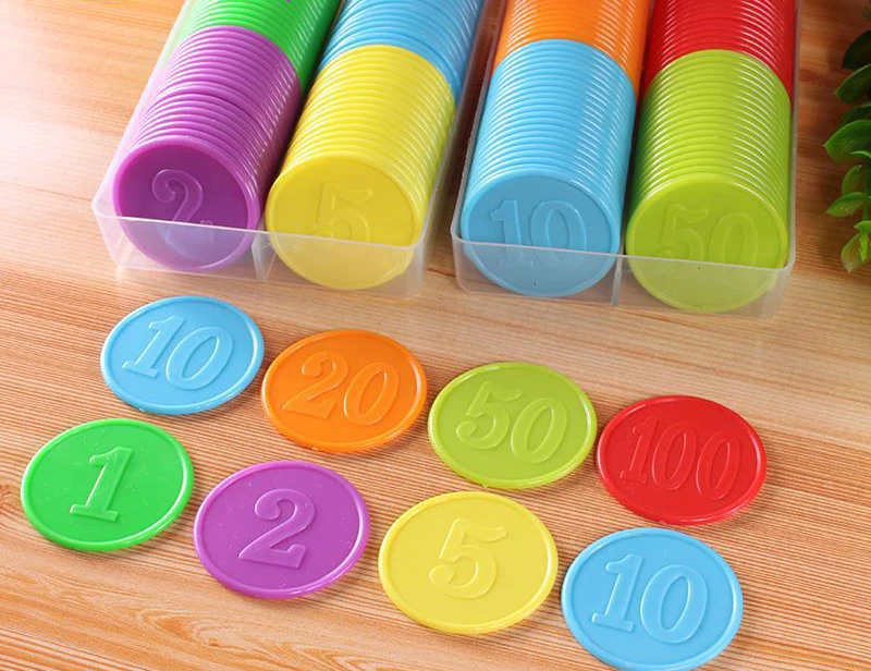 ชุดเหรียญพลาสติก 80 ชิ้น สำหรั - Board Game Sequence บทวิจารณ์และราคา