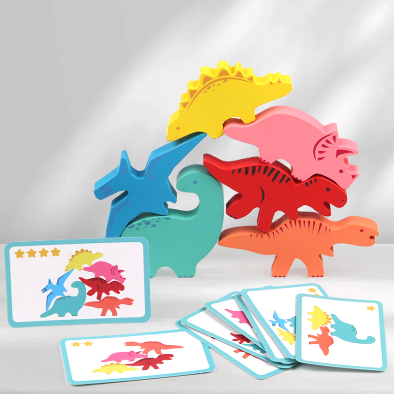 ไม้บล็อกของเล่นเด็กสัตว์ไดโนเส - Board Game Recommendation บทวิจารณ์และราคา