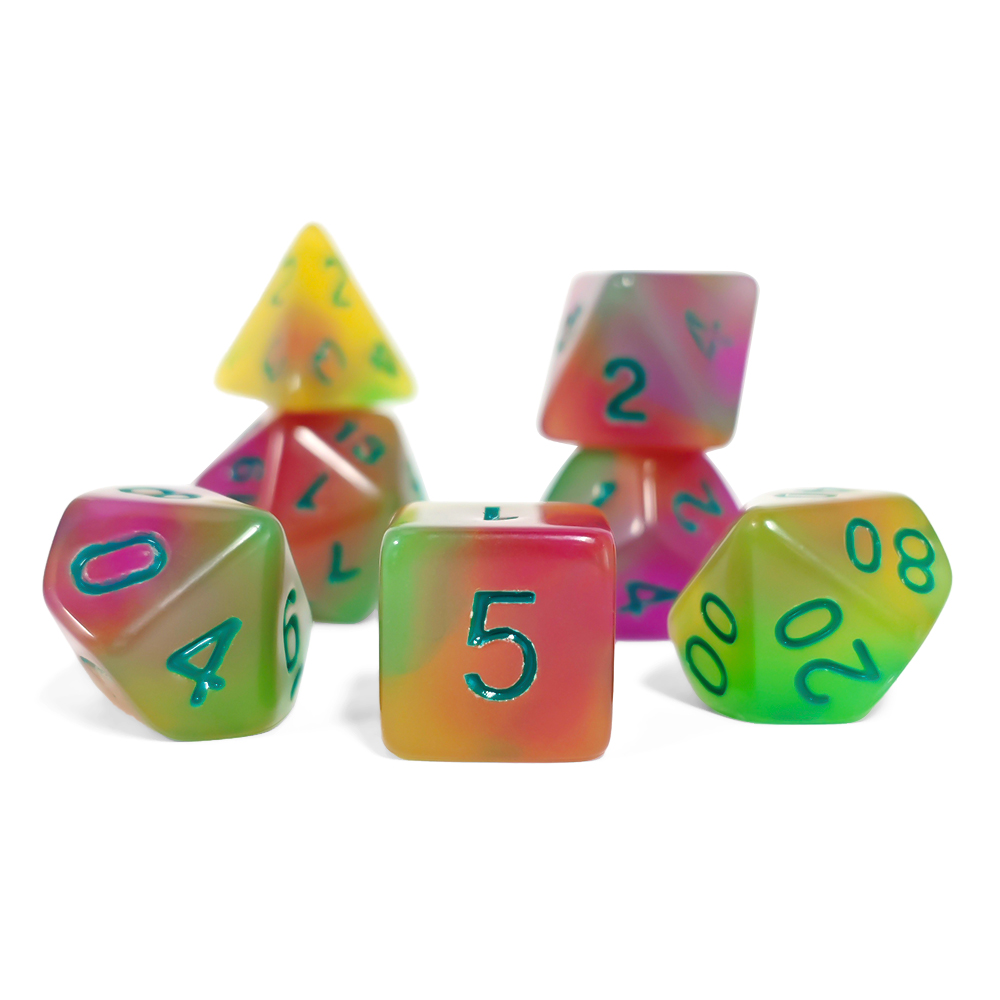 7 ชิ้น/เซ็ตชุดลูกเต๋าเรืองแสงใ - Board Game Dnd บทวิจารณ์และราคา