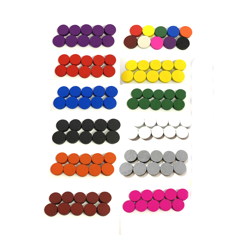100ชิ้นเกมโทเค็นแผ่นเกมไม้ขนาด - Board Game Sequence บทวิจารณ์และราคา