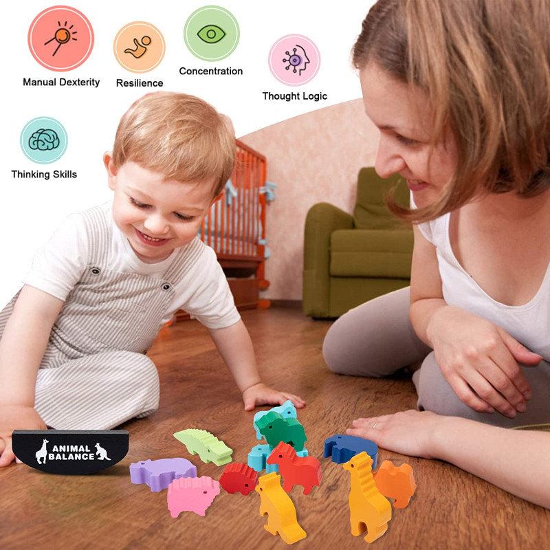 มอนเตสซอรี่ของเล่นไม้เสริมความ - Board Game Recommendation บทวิจารณ์และราคา