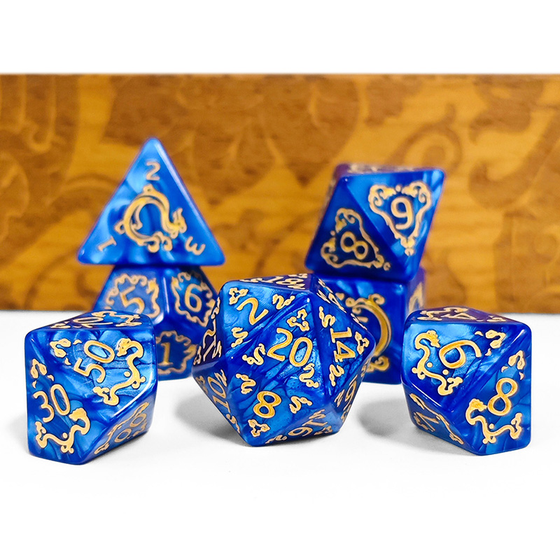 ชุดลูกเต๋า DND 7 ชิ้น ลายมังกร - Board Game Dnd บทวิจารณ์และราคา