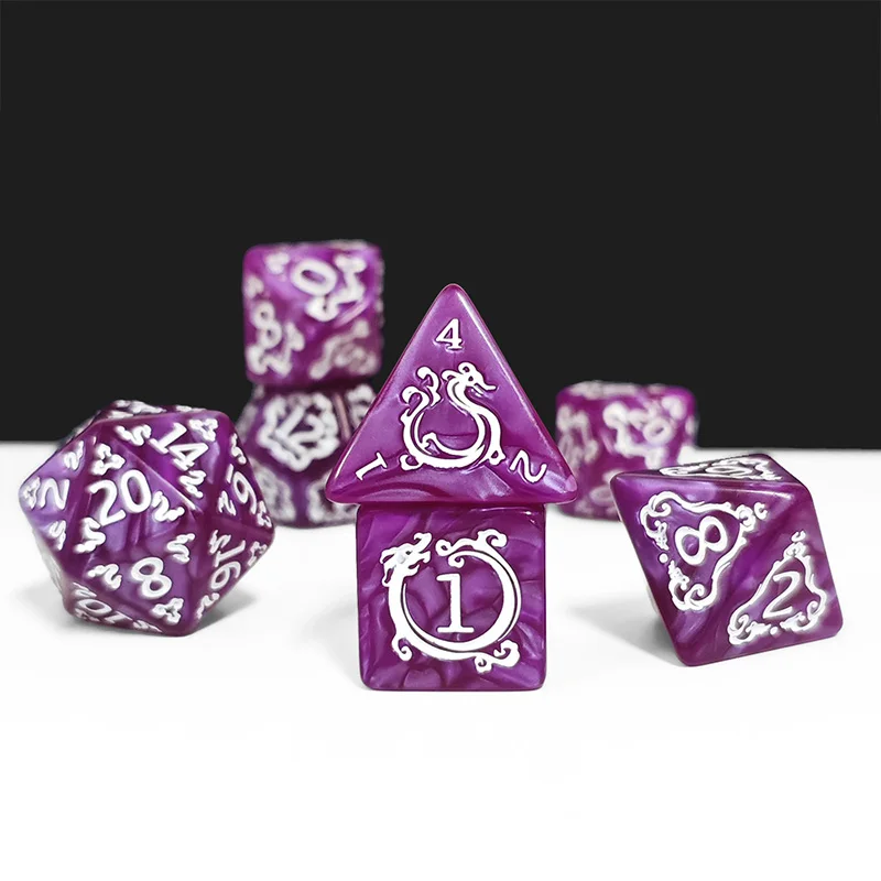 ชุดลูกเต๋า DND 7 ชิ้น ลายมังกร - Board Game Dnd บทวิจารณ์และราคา