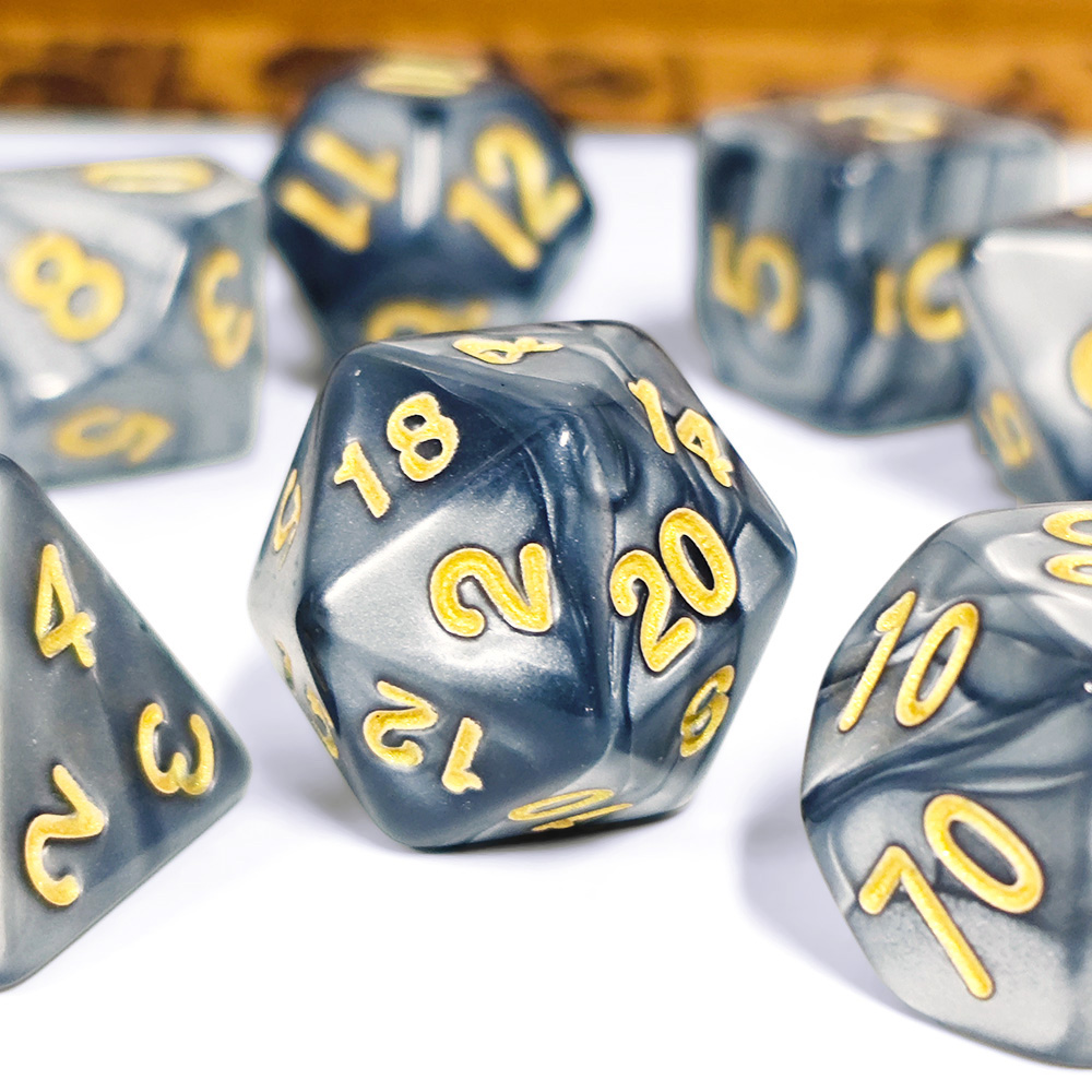 ชุดลูกเต๋าไข่มุก 7 ชิ้น/ชุด ลู - Board Game Dnd บทวิจารณ์และราคา