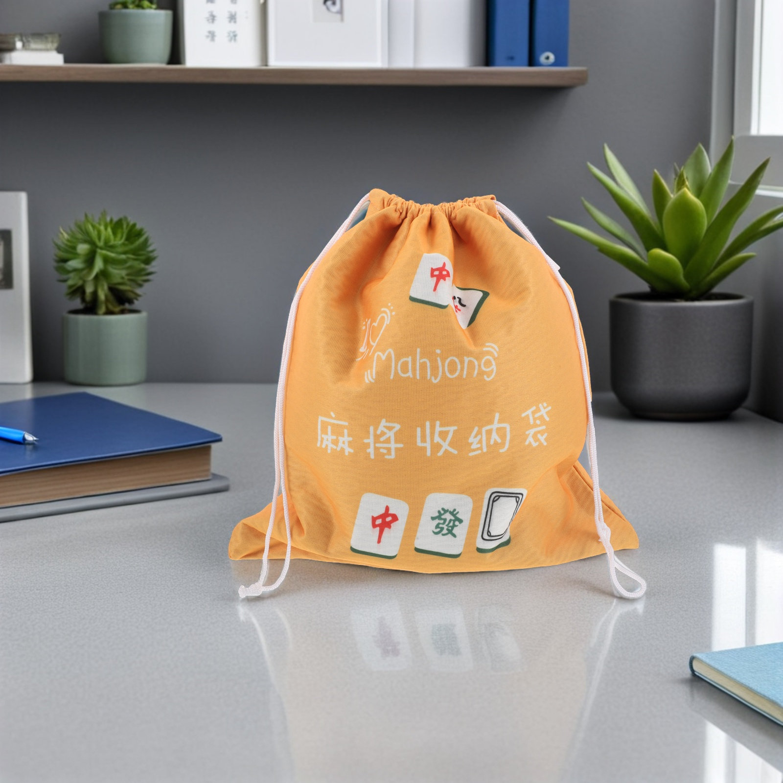 กระเป๋าผ้าขนาดใหญ่สำหรับเก็บไพ - Tile Bag Drawstring บทวิจารณ์และราคา