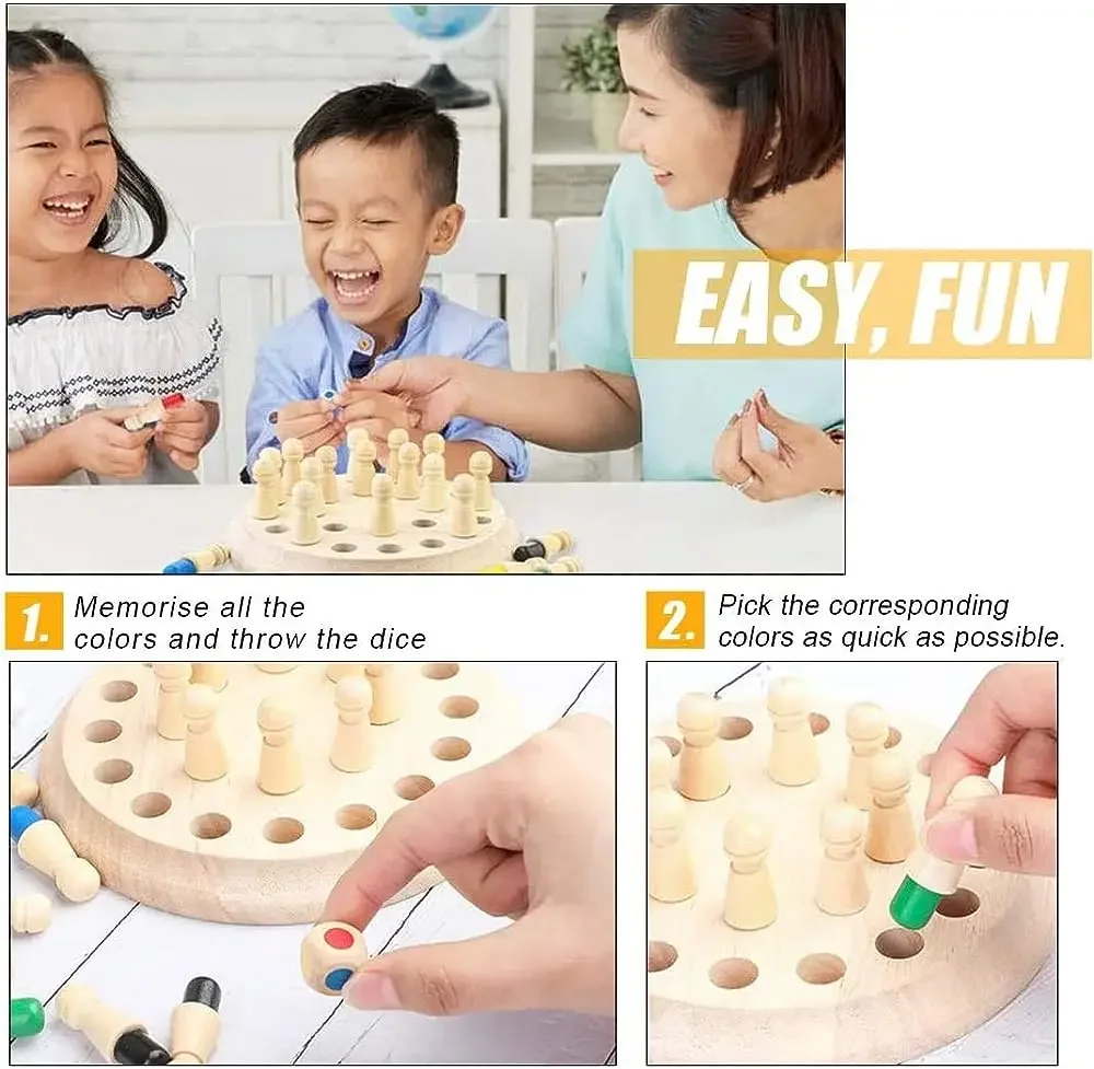 เกมจับคู่ไม้ 1 ชิ้น ของเล่นเสร - Board Game Recommendation บทวิจารณ์และราคา