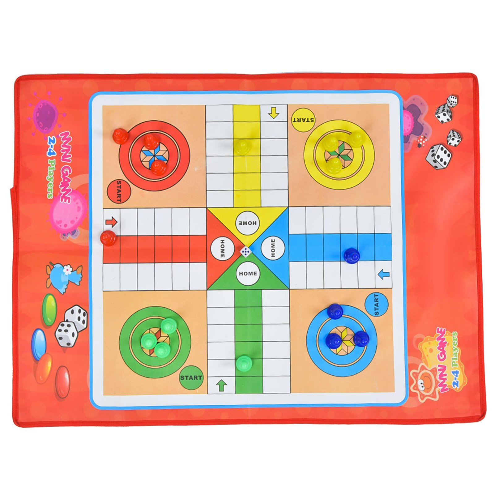 เกมกระดานลูโดแบบดั้งเดิมทำจากผ - Board Game Ludo บทวิจารณ์และราคา