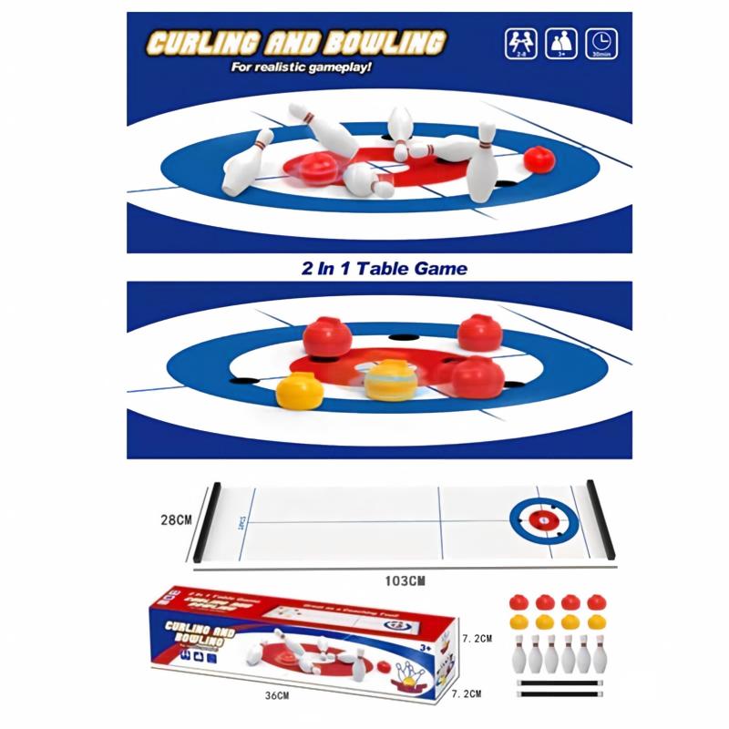 เกมโต๊ะมินิเคอร์ลิงและโบว์ลิ่ง - Board Game With Questions บทวิจารณ์และราคา