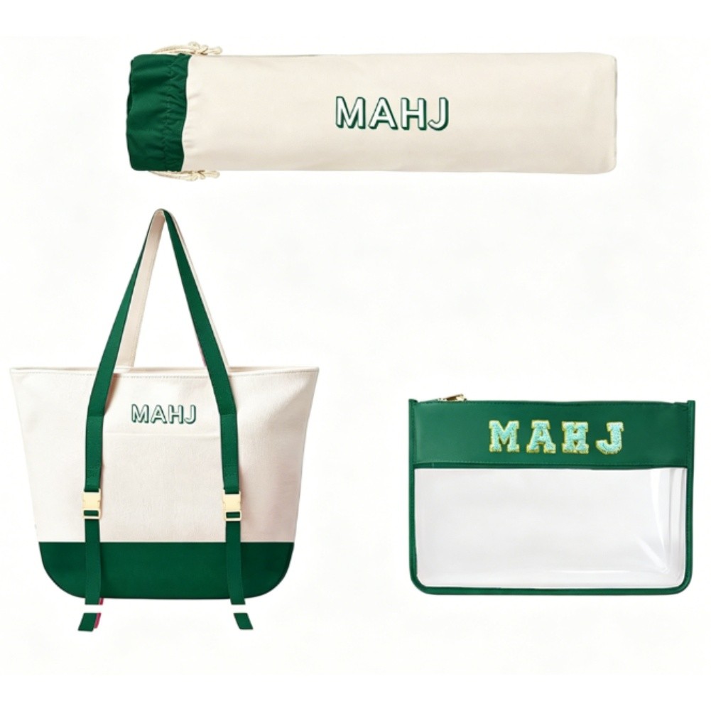 ชุดกระเป๋าผ้าแคนวาสสำหรับใส่ไพ - Tile Bag Drawstring บทวิจารณ์และราคา