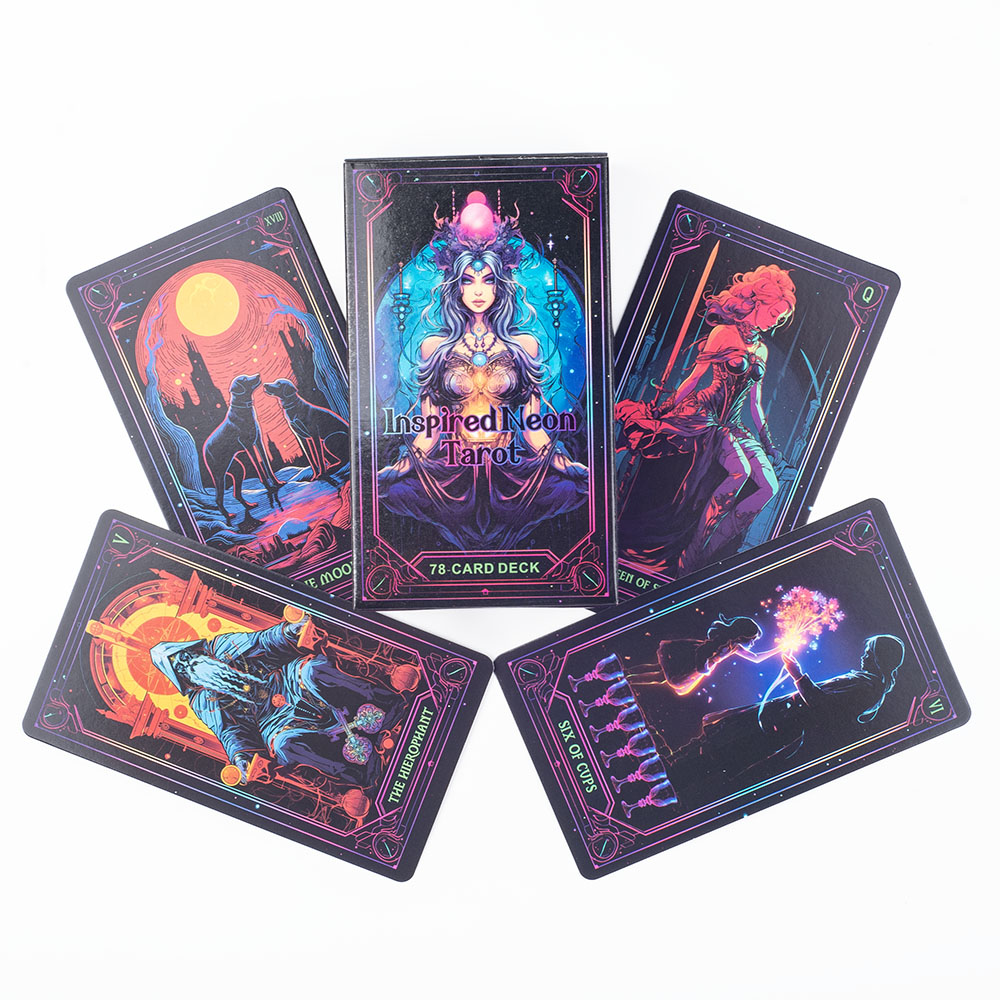 Inspired Neon Tarot Deck 78 Ca - Board Game Quantum บทวิจารณ์และราคา