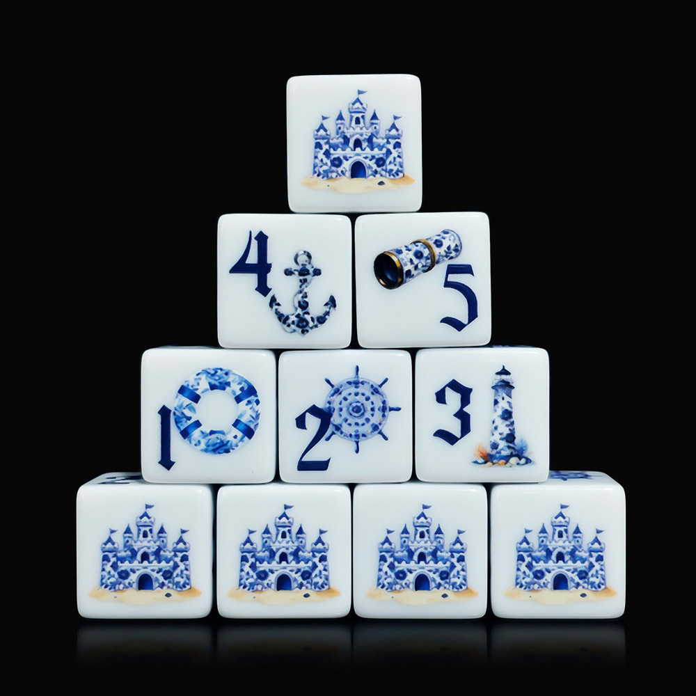 ลูกเต๋าอะคริลิก D6 ขนาด 16 มม. - Board Game Dnd บทวิจารณ์และราคา