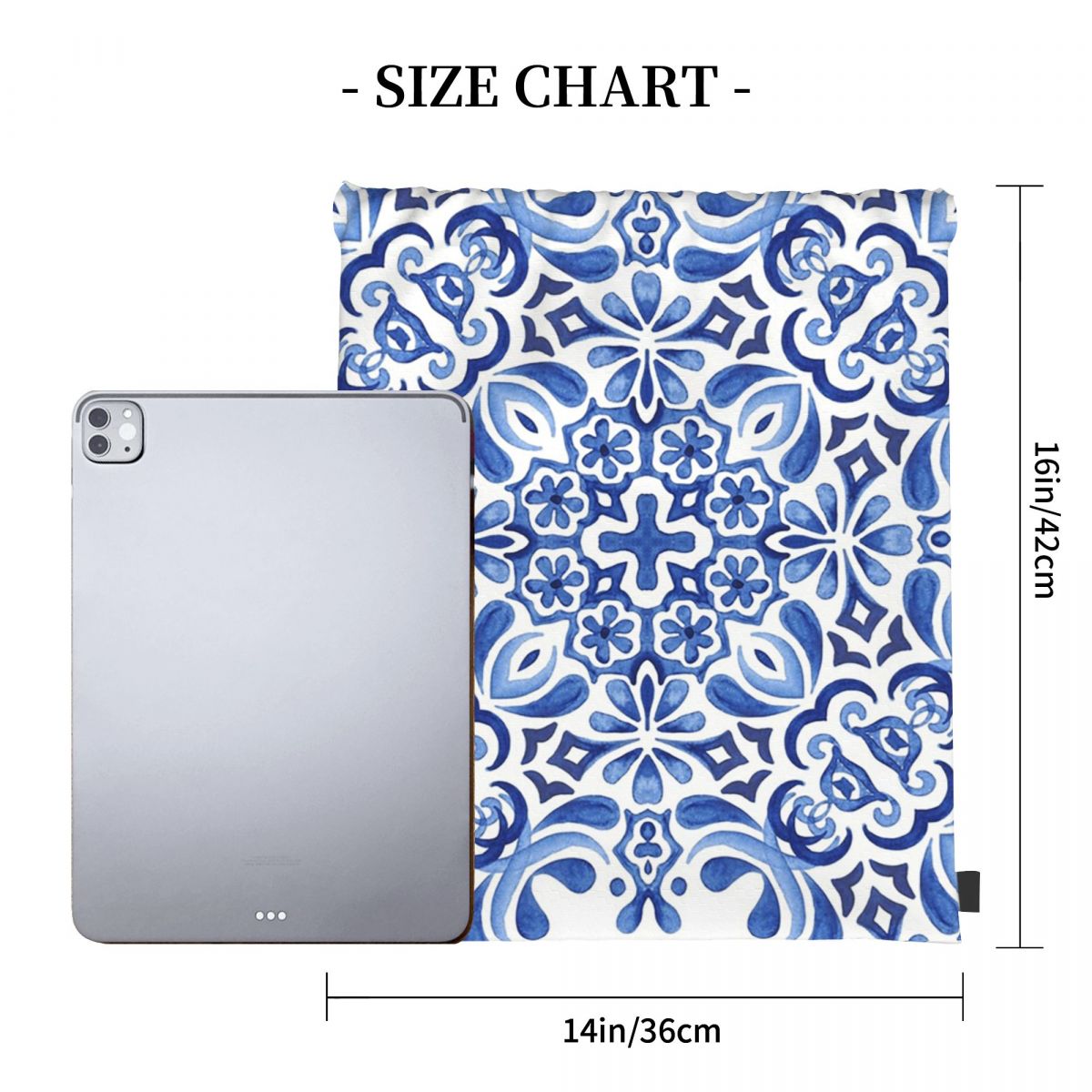 กระเบื้องโมเสกเมดิเตอร์เรเนียน - Tile Bag Drawstring บทวิจารณ์และราคา