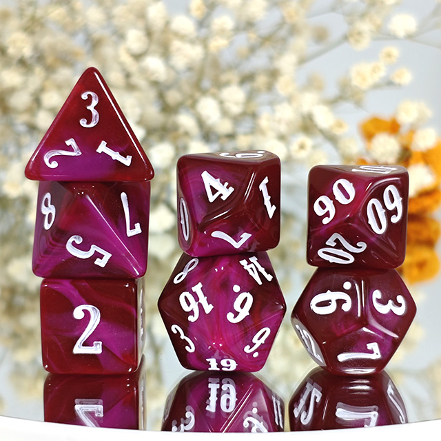 ชุดลูกเต๋าอะคริลิคหลากสี สำหรั - Board Game Dnd บทวิจารณ์และราคา
