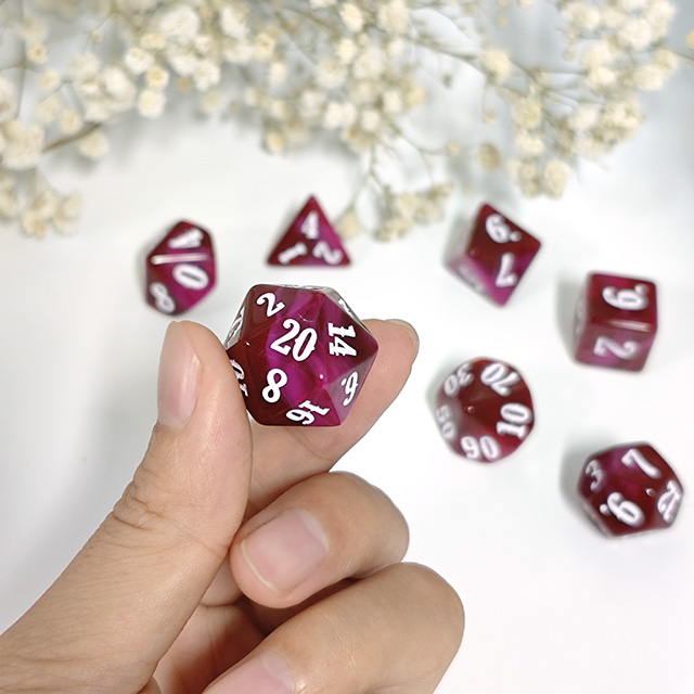 ชุดลูกเต๋าอะคริลิคหลากสี สำหรั - Board Game Dnd บทวิจารณ์และราคา