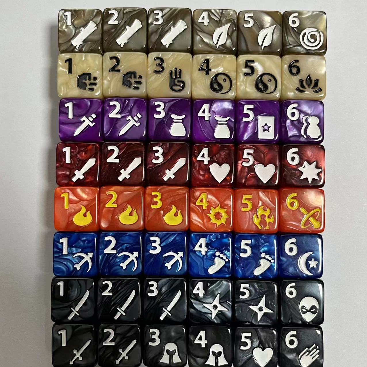 10 ชิ้นชุดใหม่ 16 มิลลิเมตร 6  - Board Game Ludo บทวิจารณ์และราคา